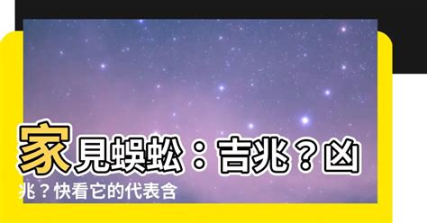 看到蜈蚣代表|蜈蚣來訪：風水大師解讀